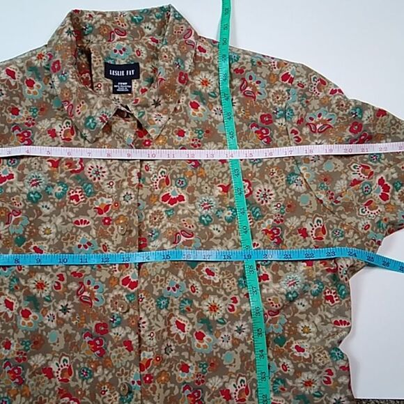 Vintage Leslie Fay 100% Polyester Made In USA Women's Dress Size 20 WP Plus - Picture 7 of 10